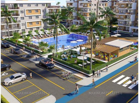 Gazimağusa Bölgesi Geçitkale’de Modern Konut Projesinde 2+1 Daire