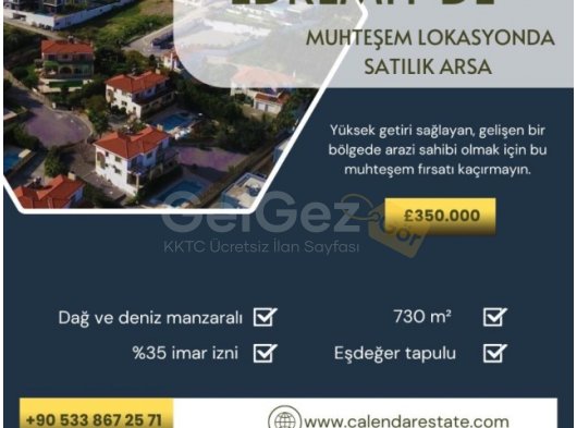 ????????MUHTESEM KONUMDA VILLA IMARLI ARSA FIRSATI ❗️????????