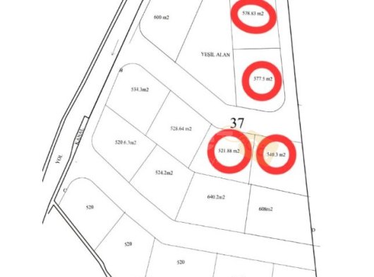 LEFKOŞA DÜZOVA'DA SATILIK PARSELLİ ARSA'LAR