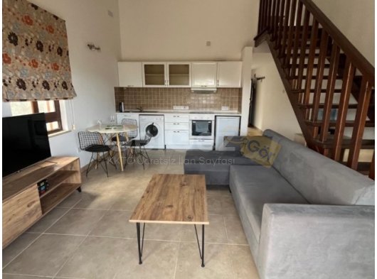 Girne Ozanköy'de Doğanın Tatlı Keyfiyle İç İçe Kiralık Eşyalı Loft 2+1