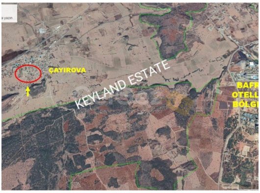 İSKELE ÇAYIROVA BÖLGESİNDE SATILIK EŞDEĞER KOÇAN 735m2 Arsa. 0533 885 48 48
