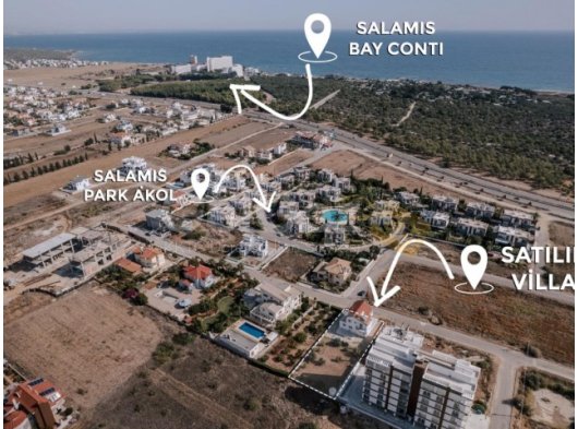 Yeni Boğaziçi 4+1 villa 910 m arsa içinde ana yola çok yakin