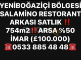YENİBOĞAZİÇİ BÖLGESİ SATILIK ARSA 754m2 %50 İMAR