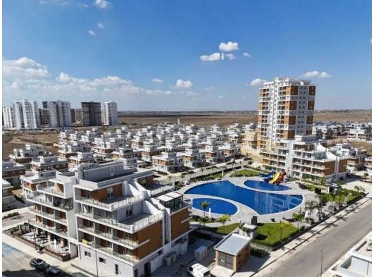 Long Beach’te Eşyalı 1+1 Zemin Kat Daire – KDV & Trafo Ödenmiş