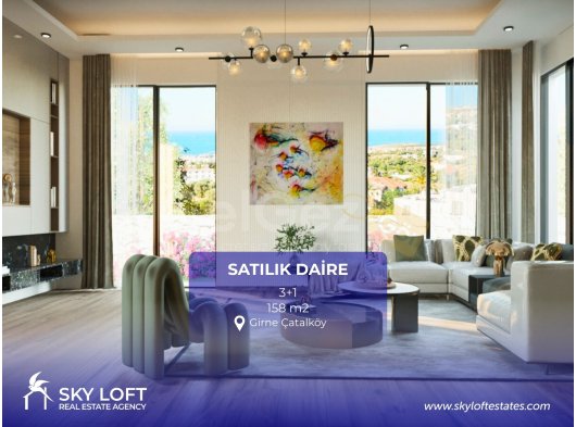  Çatalköy / Girne Prestijli 3+1 Satılık Daire