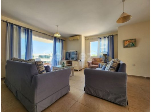 Thalassa Beach Resort'ta Denize Sıfır 3+1 Kiralık