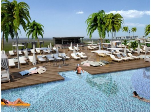 Iskele Long Beach'te oldukça rağbet gören projede 1+1 daire.