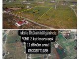 İSKELE ÖTÜKEN'DE 11 DÖNÜM, %50 2 KAT İMARA AÇIK ARAZİ