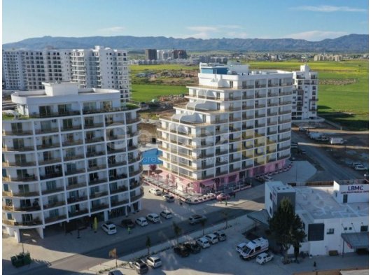 İskele Long Beach'teki Park Residence'da Tamamen Eşyalı Stüdyo Daire | Vergiler Dahil | 52.000 £