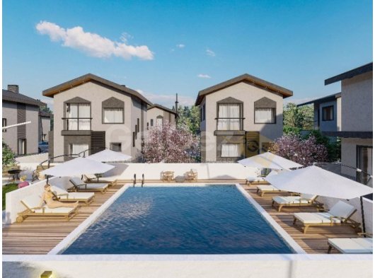 Türk koçanlı, kısmi deniz manzaralı 3+1 müstakil ev