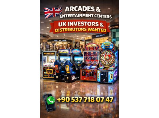 Commercial Arcade Machines from Turkey - High Profit – Turnkey Solutions