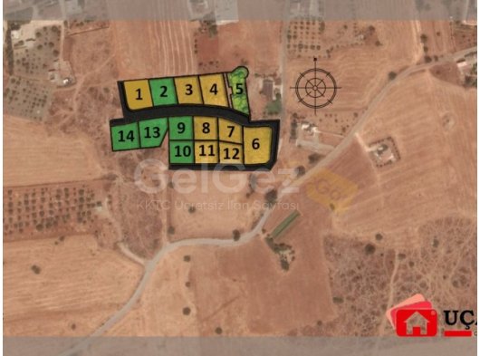 GAZİMAĞUSA KUZUCUK BÖLGESİNDE SATIŞA AÇIK ARSALAR