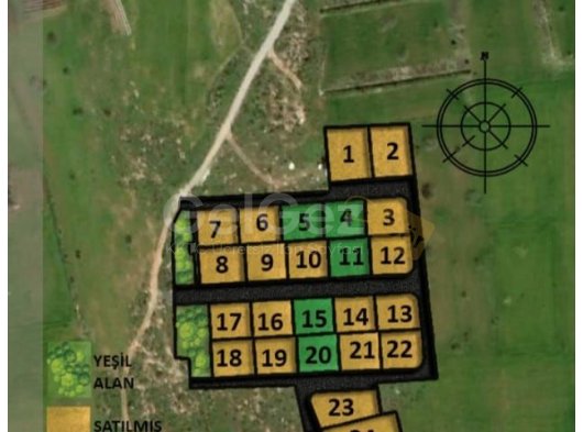 İSKELE ÖTÜKEN BÖLGESİNDE SATIŞA AÇIK ARSALAR