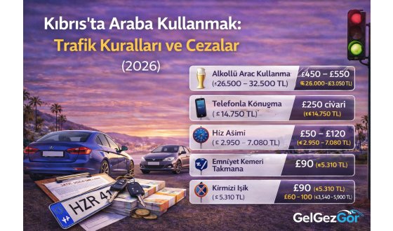 Kıbrıs’ta Araba Kullanmak: Trafik Kuralları ve Cezalar