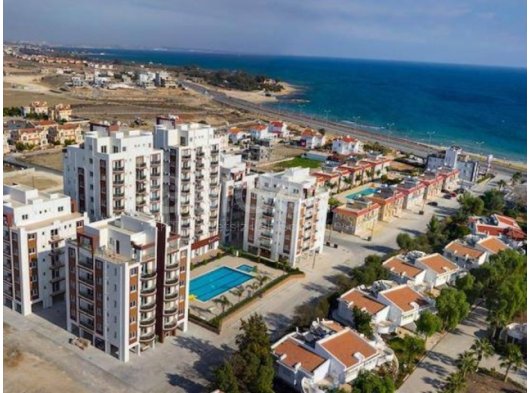 LONG BEACH, ISKELE, SEA SHELL 1+1 FULL FURNITURE, SEA 300 meters,TAX PAID.