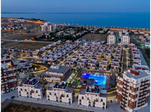 ROYAL SUN 1+1 FUL EŞYALI VERGI ODENDI KIBRIS ISKELE