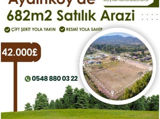 AYDINKÖY'DE SATILIK ARSA. 05488800322