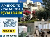 GAZİVEREN APHRODITE BEACHFRONT SATILIK EŞYALI 2+1 DAİRE