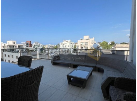 Girne Merkezde Muhteşem Fırsat Yüksek Kira Getirisine Sahip 2+1 Full Eşyalı Lüks Satılık Daire