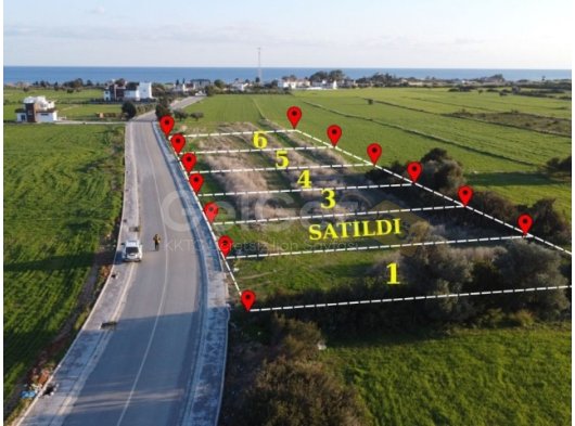 İskele Kumyalı Sahile 200 Metre Yüzde 50 İmarlı 2 Kat İzinli Yatırımlık 817 M2 Satılık Arsalar