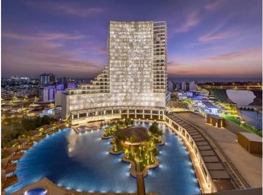 Long Beach Grand Sapphire C Blok Havuz Manzaralı Sıfır 2+1 Geniş Balkonlu Kiralık Daire