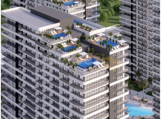 KIBRISIN TEK 7 YILDIZLI OTEL KONSEPTLİ PROJESİNDEN 5 PEŞİNAT 36 AY VADELİ SATILIK DAİRELER