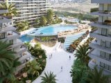 İskele Long Beach Grand Sapphire Blu Sıfır Teslime Hazır Deniz Manzaralı 1+0 Stüdyo Daire Satılık