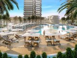 İskele Long Beach Grand Sapphirede Yüksek Yatırım Değerine Sahip 7 Yıldızlı Otel Konseptinde Projeden Satılık 2+1 Lüks Daireler