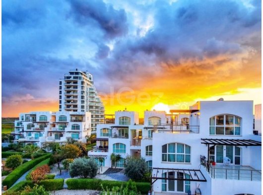 Gaziveren Afrodit Sahil Evleri Muhteşem Denize 150 Metre 3+1 Havuzlu Bahçeli Full Eşyalı Satılık Daire