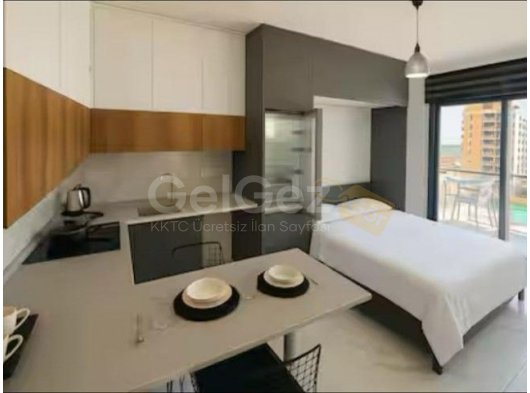 Deniz Manzaralı Stüdyo Daire | 7. Kat, Riverside Residence | Tamamen Eşyalı | Aylık 350 £ (Aidat Dahil) | Yıllık Ödeme + 2 Aylık Depozito