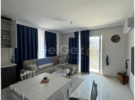 İskele Long Beach'te, Royal Sun Elite'te Tamamen Eşyalı 1+1 Çatı Katı Daire | Üç Aylık Ödeme