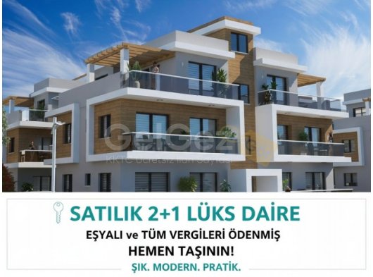 Fırsat! Tüm olanaklara sahip site içerisinde 2+1 tam eşyalı daire.
