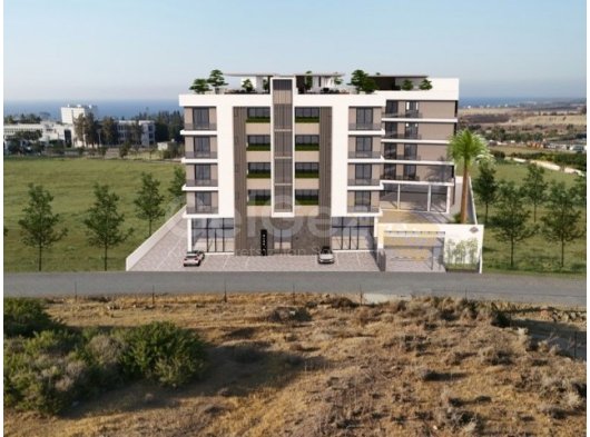 LEFKE AVRUPA ÜNİVERSİTESİNİN YANINDA 48 DAİRE 2 DÜKKAN TÜRK KOÇAN DENİZ MANZARALI PROJESİ ONAYLI SATILIK ARSA