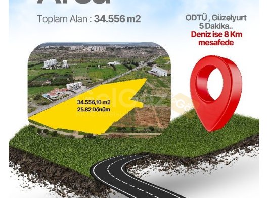 KALKANLI/GÜZELYURT ‘DA SATILIK ARAZİMİZ