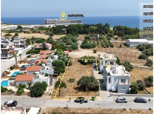 GİRNE ÇATALKÖYDE MERİTİN YENİ CASİNOSUNA 300 METRE MESAFEDE HARİKA KONUMDA SATILIK ARSA*TEK YETKİLİ*