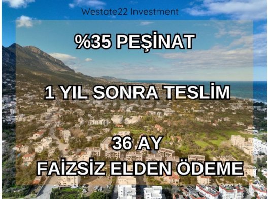 GİRNE ALSANCAK BÖLGESİNDE HAVUZLU SİTEDE 2+1 DUBLEKS 1 YILA TESLİM 36 AY FAİZSİZ ÖDEME AVANTAJI İLE SATILIK DAİRELER