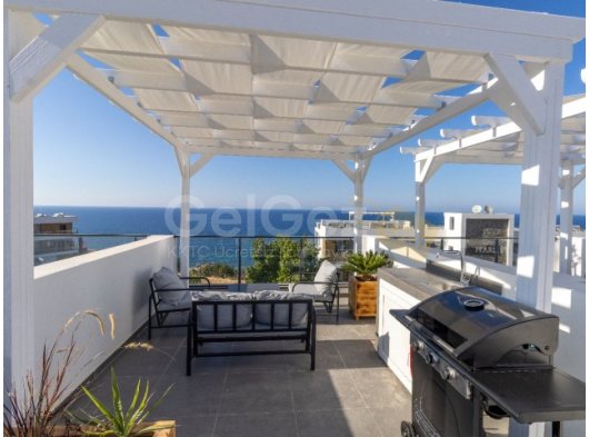 Girne, Esentepe'de - Caesar Cliff'de Full Eşyalı Lüks Deniz Manzaralı Stüdyo Daire