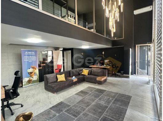 Girne Merkez'de Cadde Üzeri Yeni Liman Bölgesinde Zemin Kat Aylık Ödemeli Kiralık Dükkan