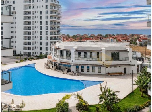 İskele, Boğaz - Caesar Blue' da Full Eşyalı Deniz Manzaralı 2+2 Daire!