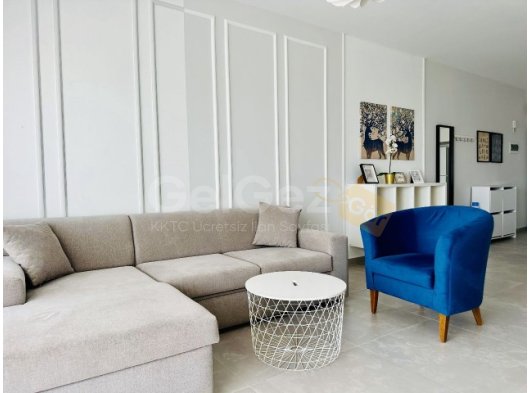 Caesar Blue' da Full Eşyalı Deniz Manzaralı 2+2 Daire! (Acente Ücreti ve Aidat Yok)