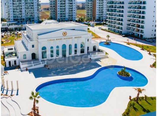 İskele, Long Beach'te - Caesar Resort & SPA'da Full Eşyalı Stüdyo Daire