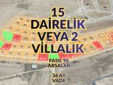 LEFKOŞADA MERKEZE 10 DK MESAFEDE 24 AY-36 AY ELDEN FAİZSİZ ÖDEME SEÇENEKLERİ İLE 15 DAİRELİK VEYA 2 VİLLALIK PARSELLER