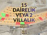 LEFKOŞADA MERKEZE 10 DK MESAFEDE 24 AY-36 AY ELDEN FAİZSİZ ÖDEME SEÇENEKLERİ İLE 15 DAİRELİK VEYA 2 VİLLALIK PARSELLER