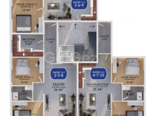 Mağusa Çanakkale'den Satılık Daireler