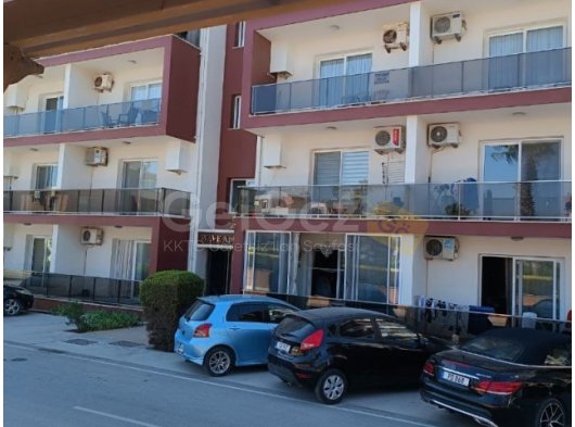 İskele Royalsun Sitesinde havuz karşısı, her yere yürüme mesafesinde eşyalı 1+0 satılık stüdyo daire