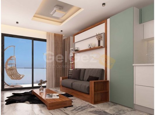 İskele Long Beach te River Side da satılık lüks stüdyo