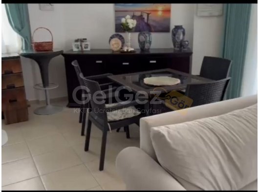 Girne Alsancak ta zemin kat üstü Türk koçanlı 3+1 satılık daire