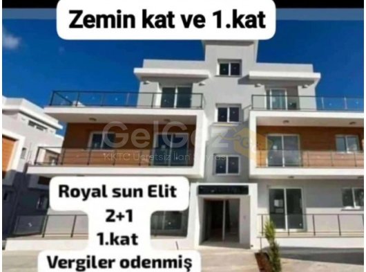 NOYANLAR INŞATTAN/ROYAL SUN ELITTE/ 2+1/VILA GIBI