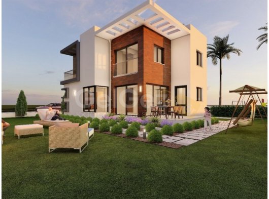 İskele Bahçeler'de Satılık 3+1 108 Ay Vadeli Satılık Villalar.