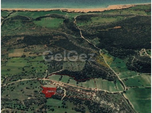 İSKELE TAŞLICA 3,157M² BÖLGESİ DENİZE 1,300M TARLA